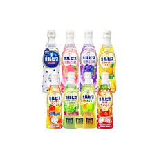 아사히 음료 희석용 어소트 세트 칼피스 핫토리 470ml x 6병 각 1병 x 6종류 5배 희석 원액 마시기 세트 유산균음료 유제품 칼피스 거봉 백도 파인 망고or마스캣or멜론or선부사