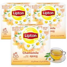 [립톤] 립톤 캐모마일 10티백 X3개, 12g, 30개입, 1개