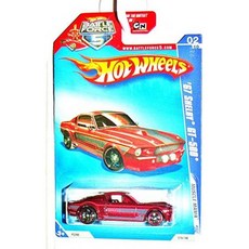 Hot Wheels 2009-078 (78) 67 Shelby GT-500 Muscle Mania Battle Force 5 Card 1:64 Scale 1:64 Scale, One Color