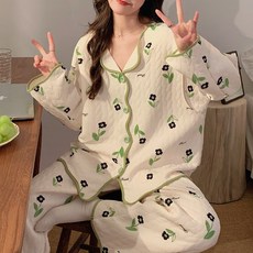 가을 겨울 메자닌 에어코튼 임산부 수유 잠옷녀 임신기