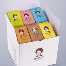 김이상궁 6가지맛 30봉 세트 광천김 도시락김 조미김 맛있는김, 혼합맛 30봉(바다맛제외)