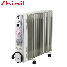 신일 리모컨형 타이머 이동식 과열방지 13핀 전기 라디에이터 SER-KP13D 상품 이미지