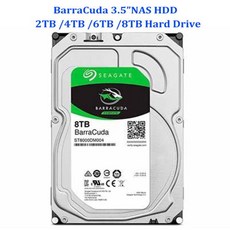 씨게이트 NAS 모니터 엔터프라이즈 하드 드라이브 HDD SATA3 256M 7.2K ST6000DM003 ST4000DM004 ST, 02 2GB - st6000dm003