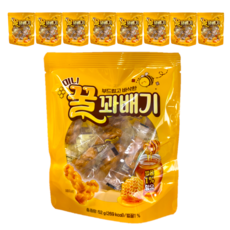 코리아에이치케이 미니 꿀꽈배기 (판매원 주식회사 씨엠몰), 9개, 52g