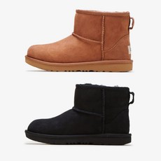 미국 어그 클래식 미니2 체스트넛 블랙 키즈 UGG Kids Classic Mini II 1017715k