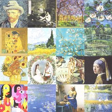 명화 모음 냅킨 20장