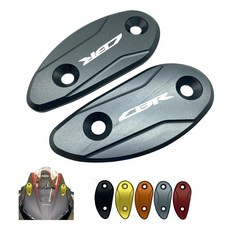혼다 CBR 1000 RR CBR1000RR 20082017 2016 2015 2014 오토바이 미러 홀 커버 윈드 스크린 구동 미러 제거기 캡, 2)E