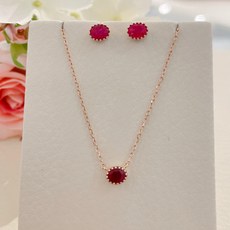 로제도르루비귀걸이