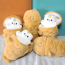 [휘뚜마뚜] 까꿍 붕어빵 고양이 냐옹이 냥이 인형 쿠션 바디필로우 35CM 65CM 85CM, 붕어빵 고양이 65CM