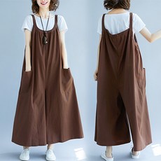 화화 여성용 캐주얼 민소매 점프수트 H01473#