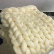 꽈배기 감성 캠핑 차박 엄마 대형 두꺼운 블랭킷 담요, B