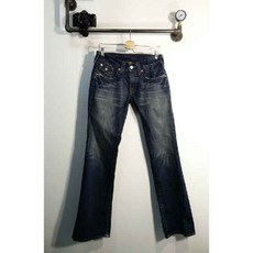 트루릴리젼 블루 데님 부츠컷진 남자 M 7300