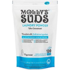 Molly's Suds 몰리스서즈 오리지널 세탁세제 런드리 파우더 페퍼민트 2.275kg Original Laundry Powder, 1개