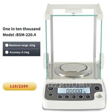 BSM-120.4 220.4 실험실 분석 밸런스 디지털 전자 체중계 실험실 정밀 전자 밸런스 0.0001g 110g 220g 0.1mg, 1)220g, 1개