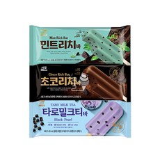 엑스포마트_서주 민트리치.초코리치.타로밀크티바 3종 30개 세트 후식아이스크림 맛있는아이스크림 민트아이스크림 초코아이스크림 아이스크림막대 간식 후식 디저트 아이스크림 간식아이스크림, ㅇ제품선택ㅇ, ㅇ제품선택ㅇ