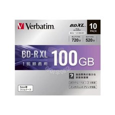 버바팀 공디스크 Verbatim BD-R XL 100GB 블루레이 디스크 10팩, 10개