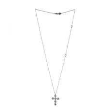 [Damiani]크리스탈 다이아 여성 실버 넥크리스