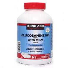 커클랜드 시그니춰 글루코사민HCI 1500mg, 375정, 1개, 375정