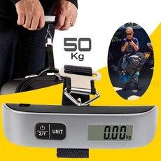 50kg T 모양 고정밀 센서 휴대용 디지털 전자 저울 여행 가방 매달려 저울 ?, 상세내용참조