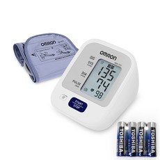 오므론 상완식 자동전자 혈압계 + AA건전지 4p, 1개, HEM-7121