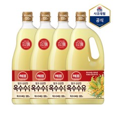 사조 대림 해표 옥수수유 1.8L X 4병 식용유, 4개