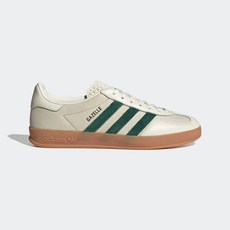 아디다스 에미 가젤 인도어 검솔 오프화이트 다크그린 베이지 ID2567 도쿄 GAZELLE 220-300사