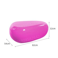 돌의자 조약돌 벤치 카페 호텔 로비 인테리어 백화점 조형물 6컬러, 6 분홍색