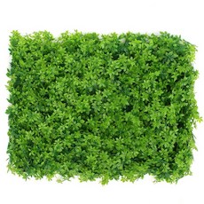 자연인테리어 초록잎 인조잔디 60X40CM 정원카페 베란다 벽장식 테라스 카페인테리어 벽설치