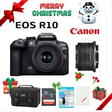 캐논 정품 EOS R10 RF S18-45mm KIT +128GB+ EOS가방+ 융+ 청소도구5종세트/4종악세사리 풀패키지 DH
