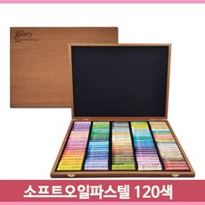문교전문가용소프트오일파스텔목함120색