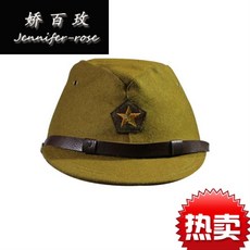 JIAOBEIMEI 영화 공연 용) 일본놈 모자 영상 전용 전투 모 병사 귀신 모자 생강 노란색 57