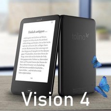 전자책호환 Tolino Vision234 전자 책 e리더 300PPI 방수 저렴한 가격 킨들 코보 잉크 프론트 라이트 Onyx 북 6 인치