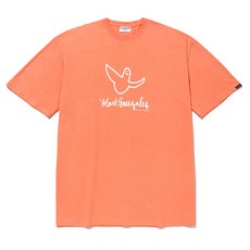MARKGONZALES 비인 커플 여름 드랜드 옷 라운드넥 와이드 루즈핏 프린트 플라워