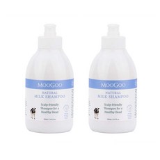 MOOGOO 무구 호주 밀크 샴푸 500ml x 2팩, 2개