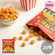 [다신샵] 93kcal 곤약팝콘 핫앤스위트맛 / NO밀가루 식단간식, 25g, 20개