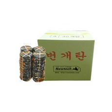 뉴테크 번개탄(40봉지)한박스, 40개, 1, 단품