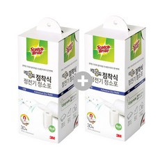 3M 대형 더블액션 점착식 정전기 청소포 30매(2개), 2개