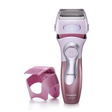 Panasonic 여성용 전기 면도기 무선 4 중 면도날 밀착 형 비키니 부착 팝업 트리머 습식 건식 작동-ES2216PC Panaso