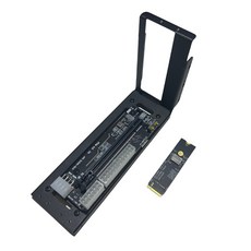 Oculink/M.2 Nvme 외장 그래픽 카드 노트 북 EGPU 케이스 GPU 독 PCIE 4.0 X4 Gen4 GDP 확장, [02] Black A, 1개