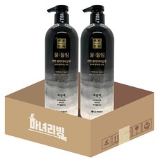 리엔 물들임 새치커버 샴푸 흑갈색 450ml 2개