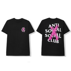 정품 ASSC 반팔 패션 브랜드 안티 소셜 소크