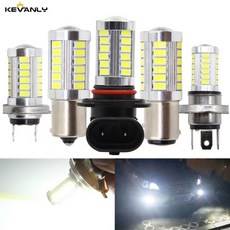 1개 자동차 h4 LED H8 led 9005 hb3 p13w 5630 33SMD 주간 전구, 08 H7
