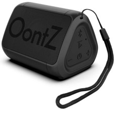 OontZ Angle Solo - 블루투스 휴대용 스피커 컴팩트 사이즈 놀랍도록 큰 볼륨 및 베이스 30.5m(100피트) 무선 범위 IPX5 완벽한 여행용 Cambrid, Black, Black