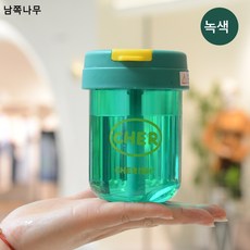 톤톤통 배컵 여름 대용량 물컵 남녀 피트니스 스포츠 물병 학생 플라스틱 우주병 맞춤, 미니톤컵300ML 그린, .