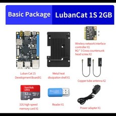 WHEELTEC Luban Cat 1S 와일드 파이어 ROS 개발 보드 우분투 로봇 RK3566 호환 리눅스 메인 라즈베리 파이 4b, [03] 번들 2, 1개