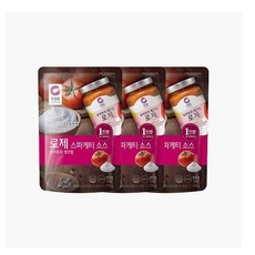 청정원 로제 스파게티소스 170g 3개입, 6세트