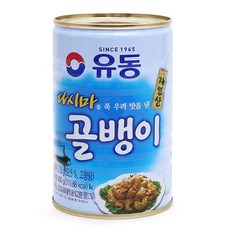 유동 자연산 다시마골뱅이 400g 통조림 캔 술 소주 맥주안주 소면 무침 반찬 코스트코, 1개