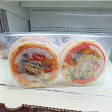 엘프 ELF 과일 치즈 4종 세트 x 125g 살구아몬드 메론망고 후르츠넛 배 헤이즐넛, 1세트