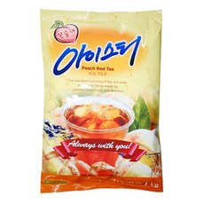 대호식품 복숭아 아이스티, 1kg, 1개입, 4개