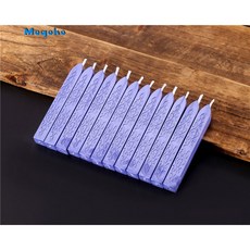 Mogoko 도장 스틱 빈티지 씰링 수제 DIY 수공예 청첩장 카드 봉투 와인 병 장식, Ice Purple, 1개